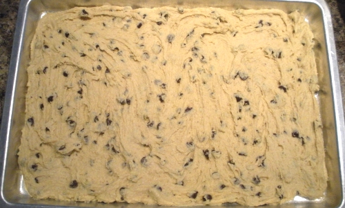 Baking Bliss. Chocolate Chip Cookie Bars.