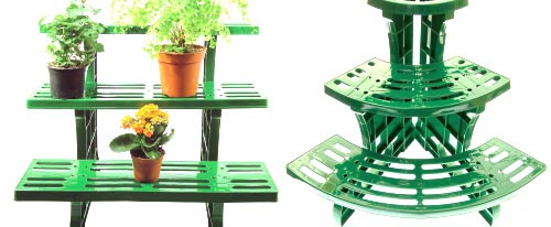 3-Tier Etagere Plant Stand Pot Garden Display Straight Or.