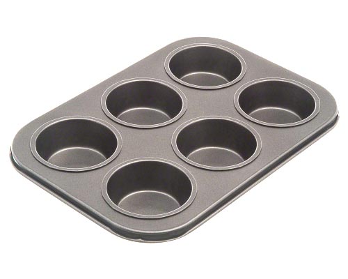 6 Cup Muffin Pan. Wilton2 Recipe Right Non- Stick 6 Standard 2 Muffin Pan Multipack.