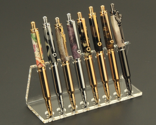 8 Pen Economy Acrylic Pen Display Stand.