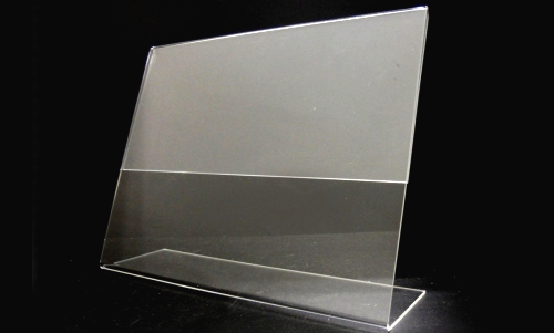 Acrylic Slant Back Display Sign Holder 11.