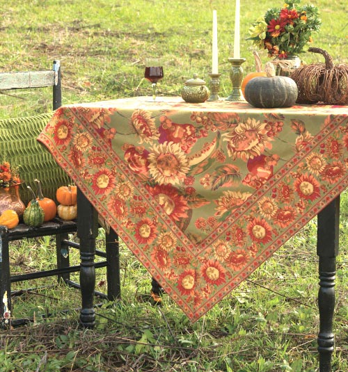 Sunflower Tablecloth.