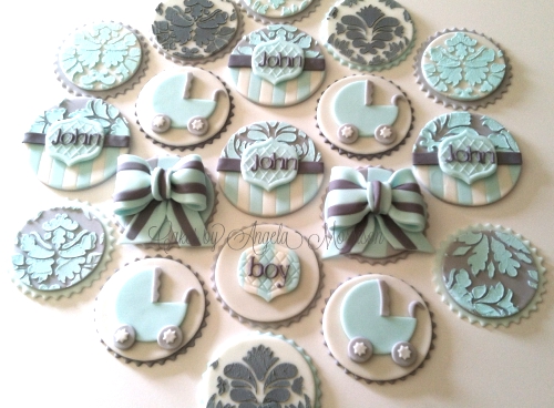 Baby ser cupcake toppers.