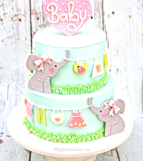 Roundup of the CUTEST Baby Ser Cakes.