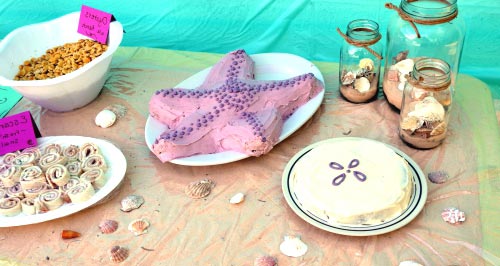 Beach Themed Table Cloths. Beach With Beach Themed Table.