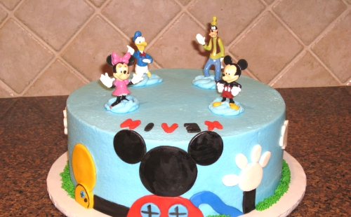 Mickey Mouse Cake.