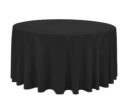 Black Table Cloth 118.