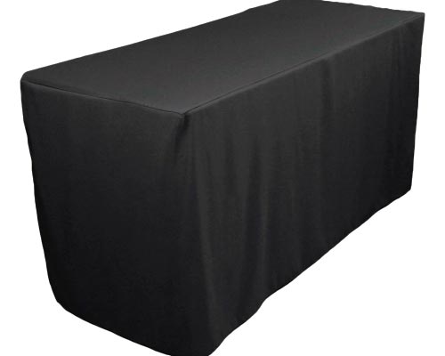 Fitted Polyester Tablecloth.