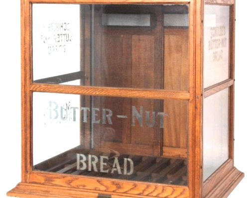 Schwanbeck Bros. Bread Display Case.