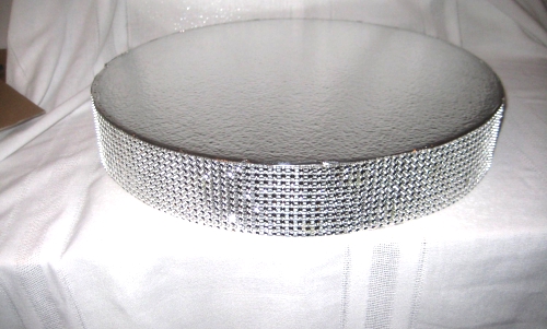 Bling Wedding Cake Stand 16 inch Dazzling Diamonds.