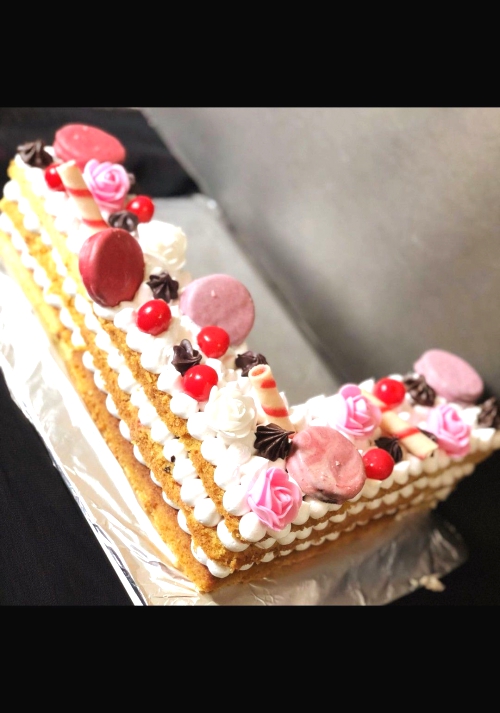 2018 trending cake Letter cake L letter cake Cake ideas.