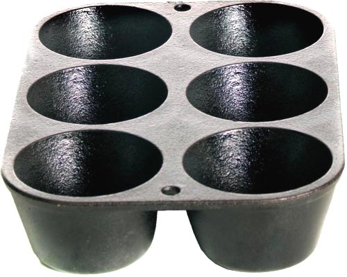 Lodge Seasoned Cast Iron Muffin Pan.