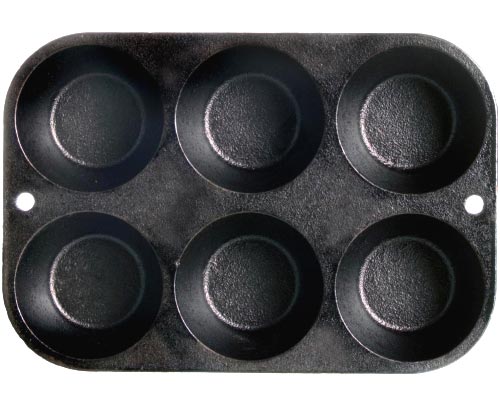 Lodge Seasoned Cast Iron Muffin Pan.