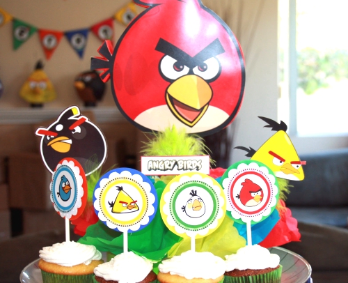 My Creative Ink. Angry Bird Party Decorations.