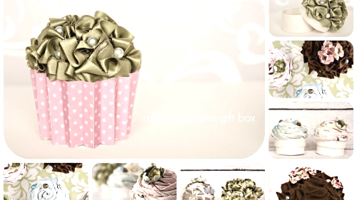 Cupcake gift boxes.