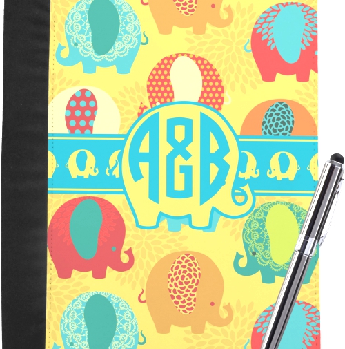 Cute Elephants Notebook Padfolio.