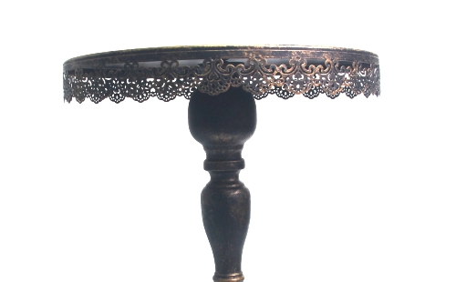 Signstek Antique Metal Dessert Cake Stand Holder.