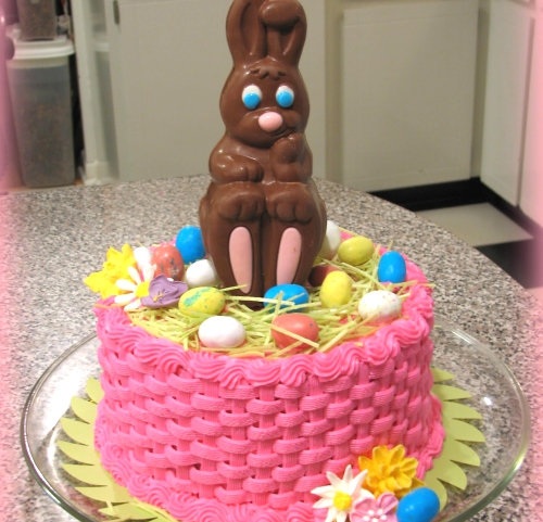 Just being Judy. Easter Cake.