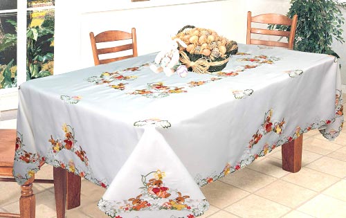 Easter Fabric Tablecloths.