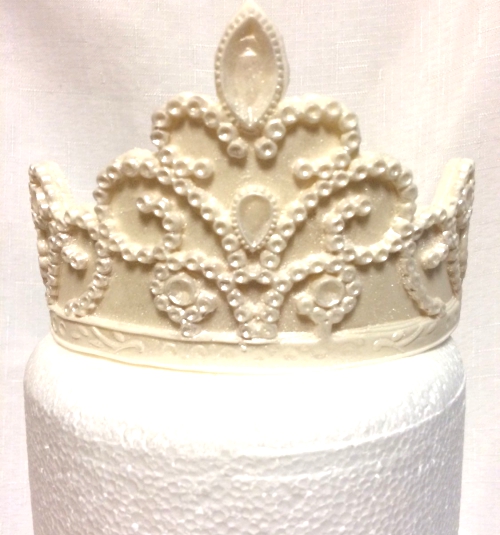 Princess cake topper tiara cake decorations birthday crown 3D.