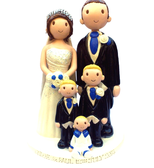 Personalised Ceramic Cake Toppers.