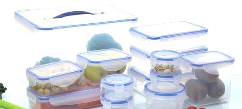 Plastic Containers For Food. 12- Pack Food Storage Containers with Lids.