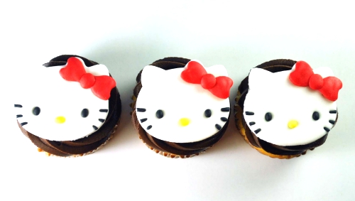 O Kitty Cupcake Toppers.