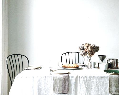 Irish Linen Tablecloth.