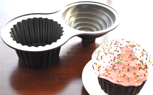 Giant Cupcake Cake Pan. Tosnail Non-stick Giant Cupcake Pan.