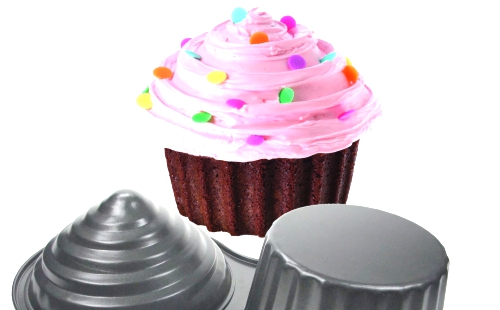 EDDINGTONS JUMBO GIANT LARGE CUPCAKE MUFFIN BAKING MOULD.