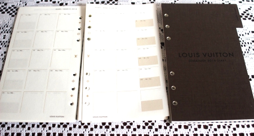 Domesticated Me. Louis Vuitton Medium Agenda & 2014 Refill.