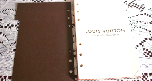 Domesticated Me. Louis Vuitton Medium Agenda & 2014 Refill.