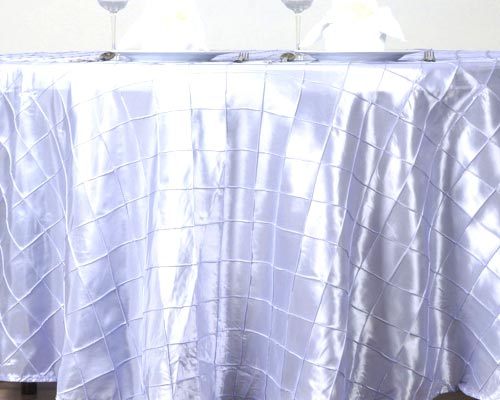 Wholesale Lavender Pintuck Tablecloths For Wedding Party Event Decoration.