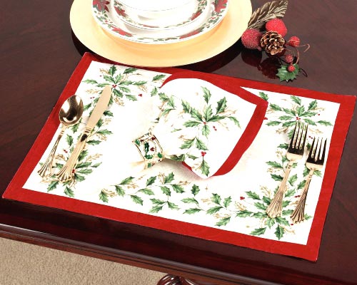 Lenox Holiday Tablecloth.