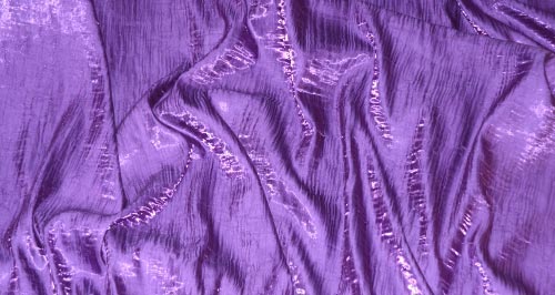 Purple Iridescent Crush Tablecloths.