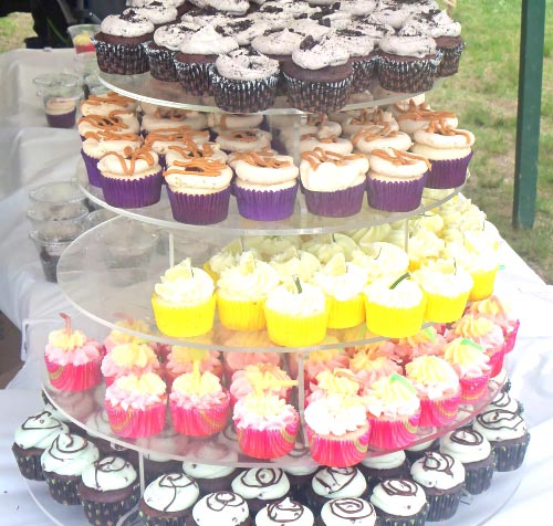 Cupcake Stand For 40 Cupcakes Large Cupcake Display Wedding Cupcake Tower With Cake On Top Cupcake Stand For 24 Cupcakes Mini Cupcake Pedestals Cupcake Display Cupcakes.
