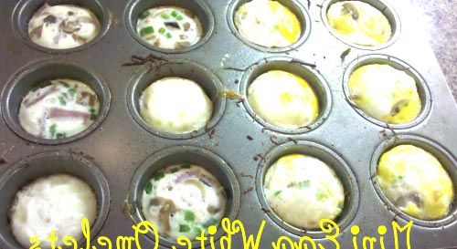 Wild Mushroom And Truffle Muffin-Tin Omelets Recipe.