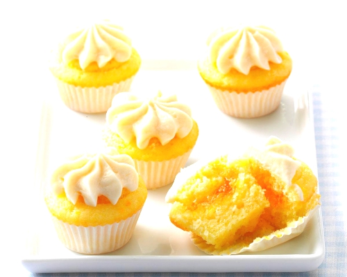 Orange Dream Mini Cupcakes Recipe.