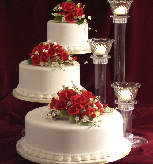 Perfect Three Tier Wedding Cake Stand With Tier Wedding.