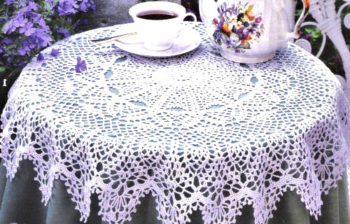 Free Crochet Patterns For Oval Tablecloths.