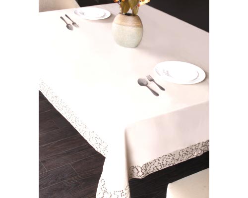 Jovi Home Terni Hand Sequined Oversized Tablecloth.