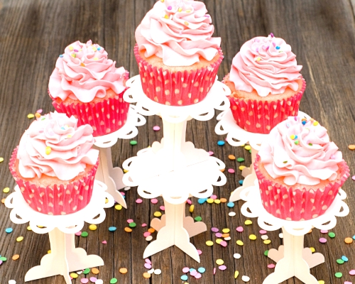 12 Cupcake Stands Individual Dessert Stand Paper Cupcake.