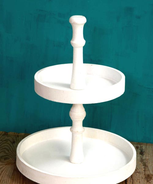 2-Tier Dessert Stand Round.