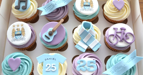 Little Paper Cakes. Manchester City.