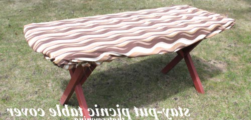 Thatssewnina. Great Idea. A Stay-Put Picnic Table Cover.