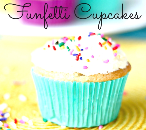 Skinny Funfetti Cupcakes Recipe.