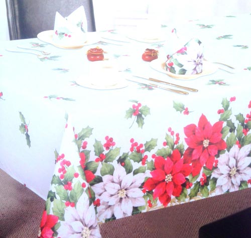Poinsettia Tablecloth.