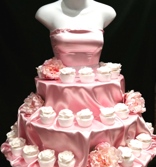 Pink Couture cupcake stand by theEventFairy on.