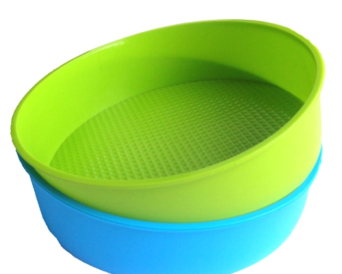 Silicone Mould Bakeware 26cm10inch Round Cake Form Baking Pan color random G7.
