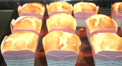 Honey Bee Sweets. Durian Chiffon Cupcakes.